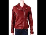 WOMEN'S BIKER LEATHER JACKET HOLLY.wmv