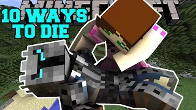 PopularMMOs Minecraft: MOST INSANE DEATHS! - 10 WAYS TO DIE - Custom Map