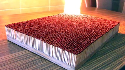 Il allume 6000 allumettes