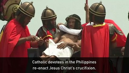 Shocking crucifixions on Good Friday in the Philippines