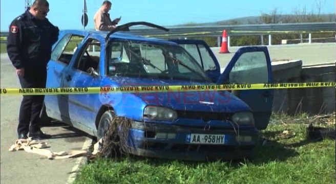 Kavajë, dy djem e një vajzë vdesin në aksident, makina doli nga rruga ra në kanal