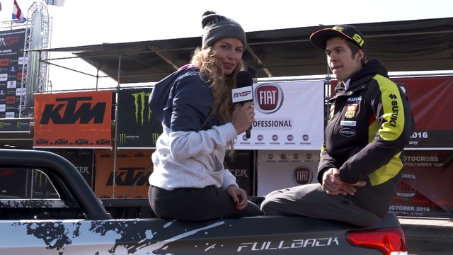 Pit Chat whit JEREMY SEEWER MXGP of Europe - Valkenswaard 2016 - MXGPTV