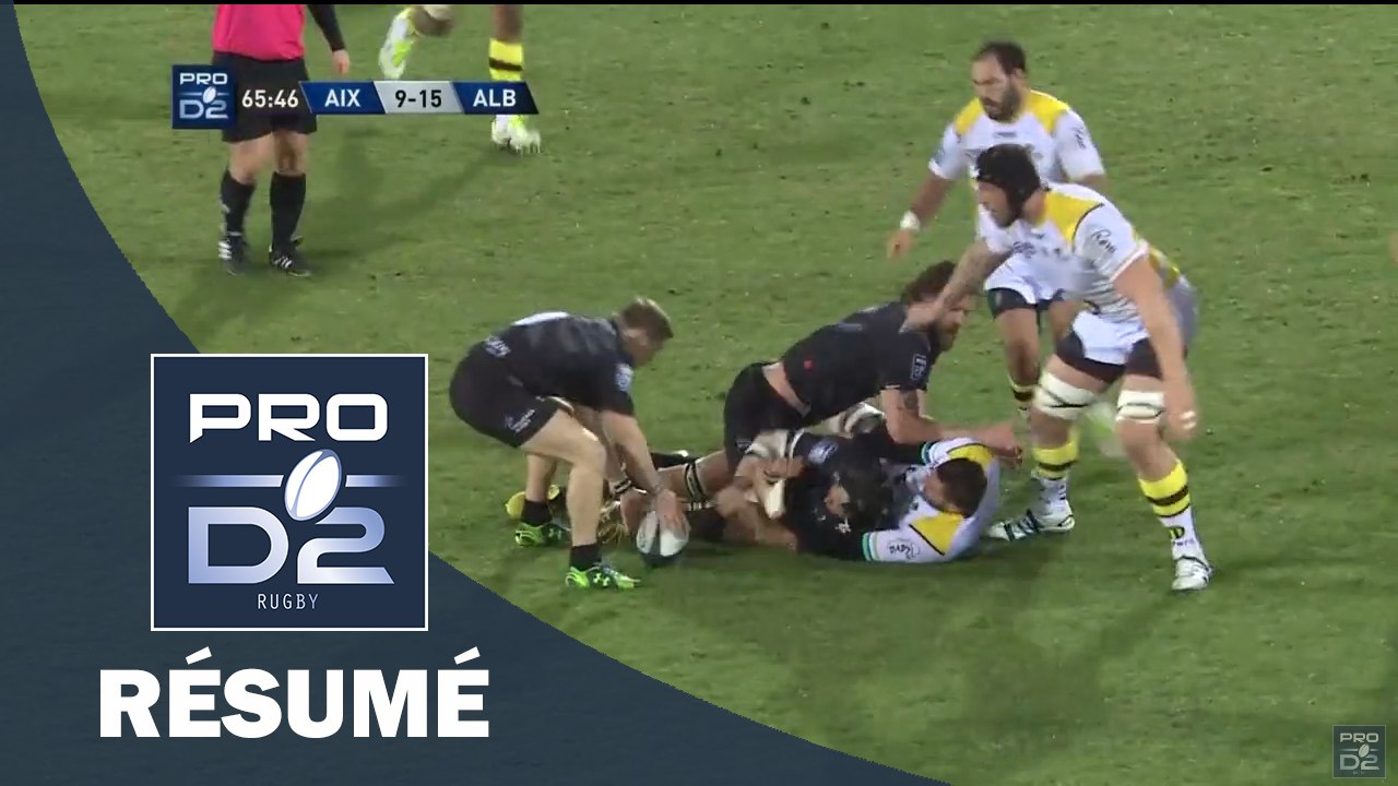 PRO D2 - Résumé Aix-Albi: 19-15 - J23 - Saison 2015/2016