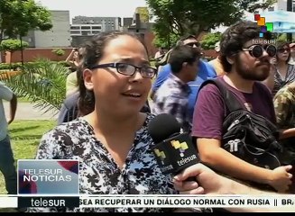 Perú: ciudadanos protestan por fallo electoral que favorece a Fujimori