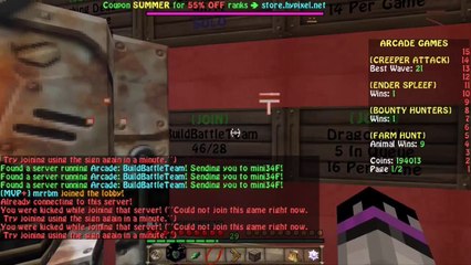 Minecraft Minigames Build Battle - Skeleton and Lake