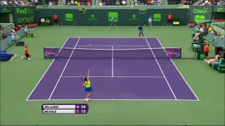 Highlights of Miami Open Serena Williams vs Christina McHale Sportswire