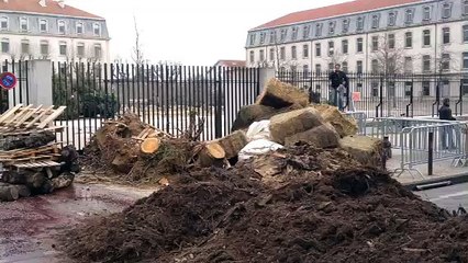 Avignon : les agriculteurs devant la préfecture