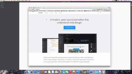 Brackets-->text editor
