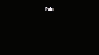 Read ‪Pain Ebook Free