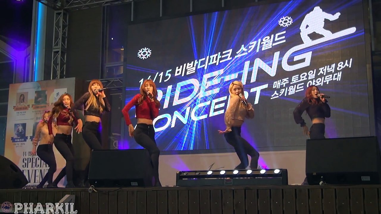 [직캠_Fancam] 141227 헬로비너스(HELLOVENUS) 끈적끈적 @ 비발디...