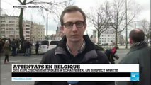 Attentats en Belgique : un suspect arrêté et légèrement blessé lors d'un raid à Schaerbeek