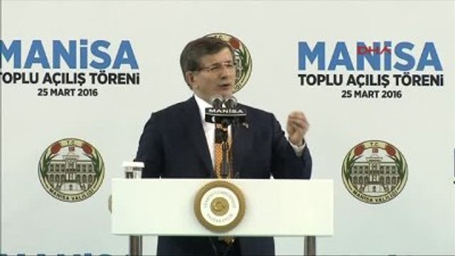 Manisa Başbakan Davutoğlu Manisa'da Konuştu-4