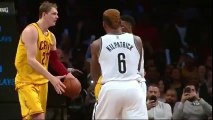 LeBron James Deep 3-Pointer   Cavaliers vs Nets   March 24, 2016   NBA 2015-16 Season