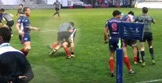 Fransa'da Oynanan Rugby Maçında Kavga Çıktı