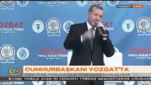 Yozgat'ta Erdoğan'ın dikkatini çeken pankart