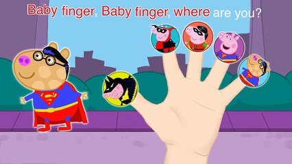 Tải video: Peppa Pig Batman vs Superman Finger Family Nursery Rhymes Lyrics and More