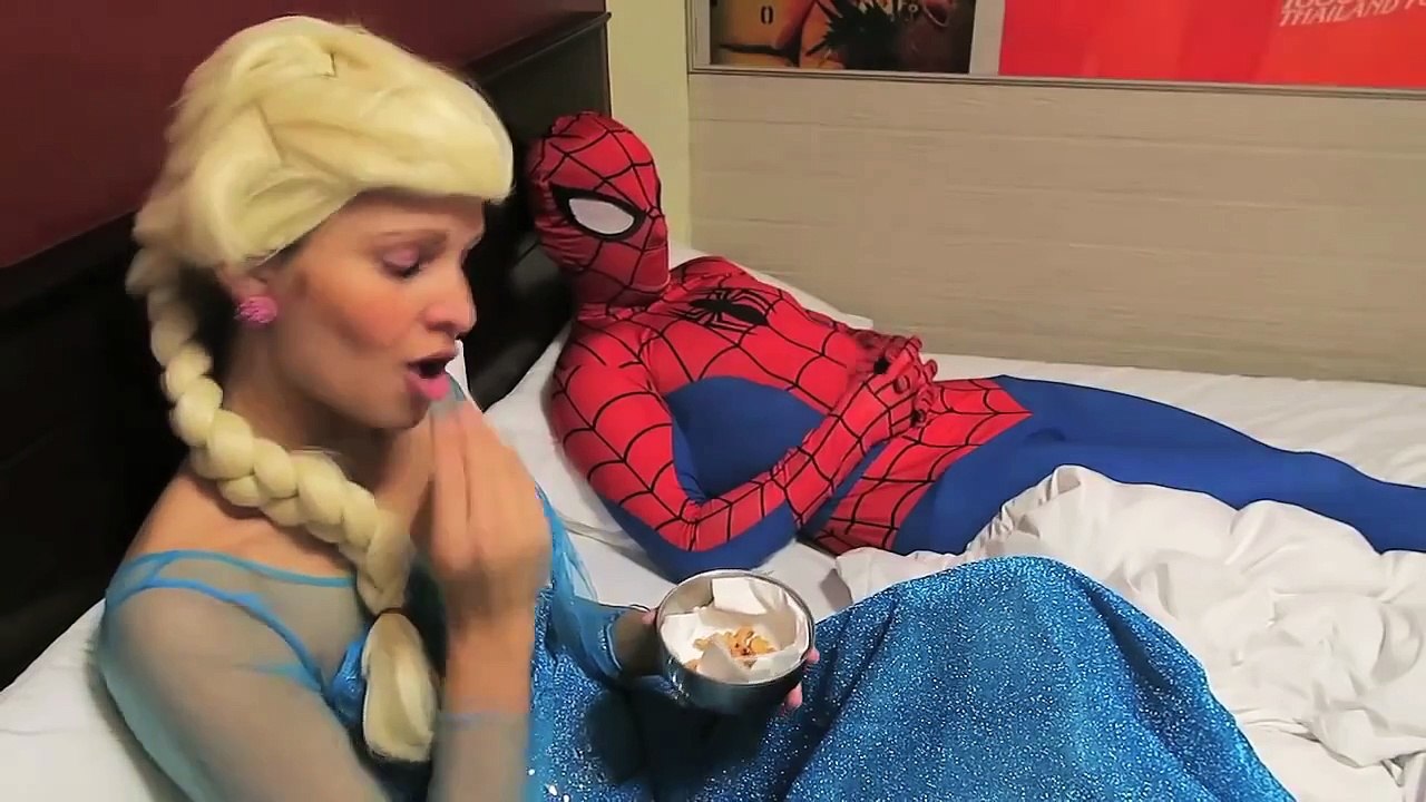 Funny Superhero Movie in Real Life - FROZEN ELSA vs GHOST SPIDERMAN