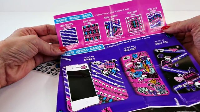 Monster High Tapeffiti iPhone iPad Touch Case Design Kit MonsterHigh Tape Crafting + Decor