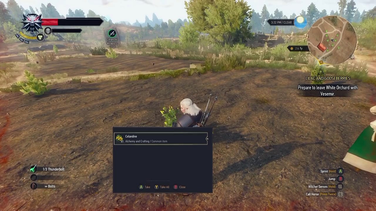 The Witcher 3: On Deaths Bed (Side Quest)