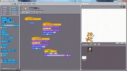 how to make an easy scratch maze game