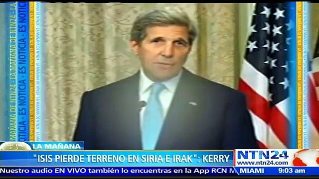 John Kerry afirma que ISIS atenta en Europa porque está perdiendo en Irak y Siria