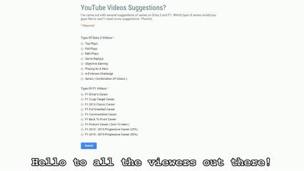 YouTube Suggestions - I NEED YOUR HELP