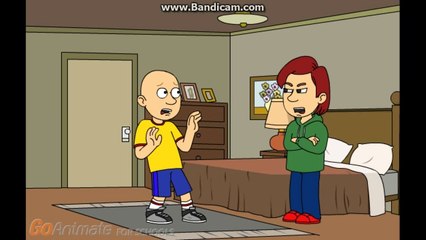Caillou tries to kill his dad and gets grounded BIG TIME