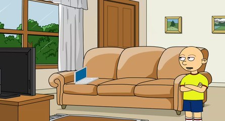 Caillou goes to jail and gets grounded