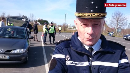 Plestan. Des contrôles de gendarmerie sur la RN 12