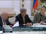 Rusia: Lavrov y Kerry debaten sobre temas internacionales
