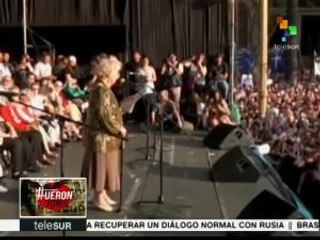 #NuncaMás reiteran argentinos a 40 años del golpe de Estado