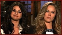 SELENA GOMEZ AND RONDA ROUSEY TOGETHER ON SNL!