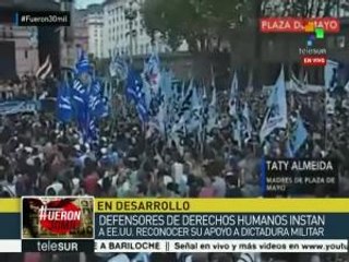 Madres de Plaza Mayo: Reivindicamos las luchas de 30 mil desaparecidos