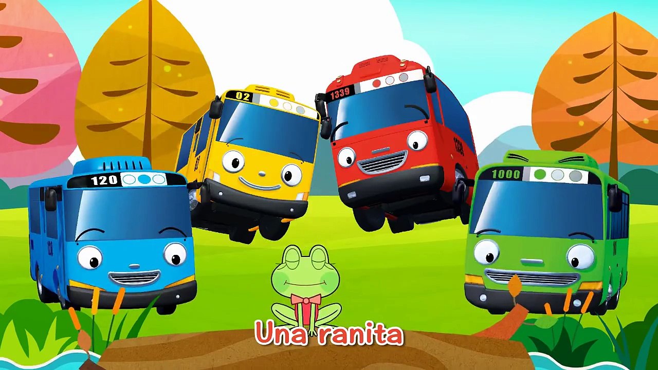 [Tayo Canciones Infantiles] #11 Cinco ranitas en un tronquito