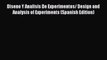 Read Diseno Y Analisis De Experimentos/ Design and Analysis of Experiments (Spanish Edition)
