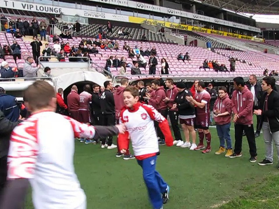 Entrée des joueurs U16