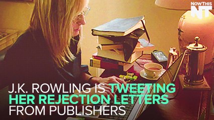 J.K. Rowling Tweets Rejection Letters