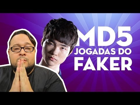 MD5 - AS TOP 5 MELHORES JOGADAS DO FAKER