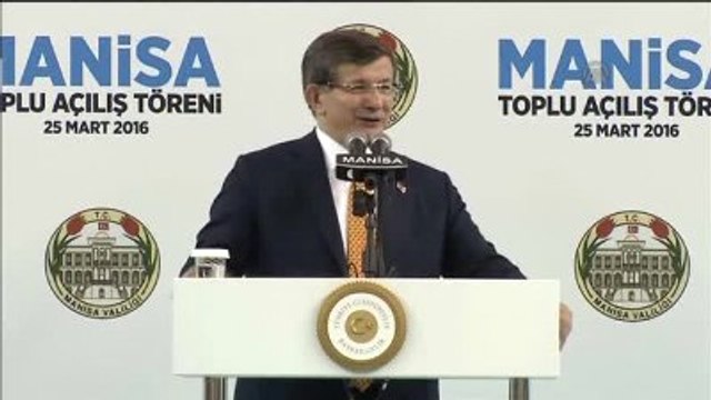 Başbakan Ahmet Davutoğlu - Toplu Açılış Töreni