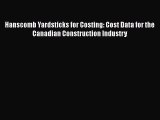 [PDF] Hanscomb Yardsticks for Costing: Cost Data for the Canadian Construction Industry# [PDF]