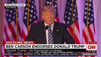 Donald Trump corrects reporter who says "Democratic voters"