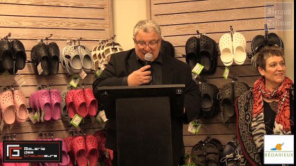 BEDARIEUX : 2016 -  De   grosses «  pointures »  lors de l’inauguration de la Galerie des Chausseurs