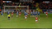 Swindon vs Wigan 0-4 Great Save by Jaaskelainen