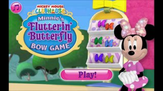 Mickey Mouse Clubhouse Minnies Flutterin Butterfly Bow Game