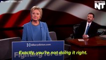 Hillary Clinton And Kimmel On Mansplaining