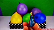 Balloon Surprise Eggs! Frozen Shopkins Cars 2 The Simpsons Smurfs Spongebob by StrawberryJamToys