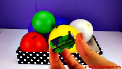 Video herunterladen: Balloon Surprise Eggs! Shopkins Angry Birds Hello Kitty Thomas and Friends by StrawberryJamToys