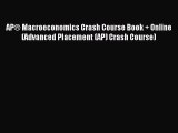 Read AP® Macroeconomics Crash Course Book   Online (Advanced Placement (AP) Crash Course) Ebook