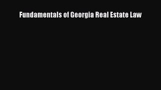 Download Fundamentals of Georgia Real Estate Law PDF Online