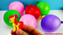 Balloon Surprise Eggs! My Little Pony Shopkins Angry Birds Spongebob Hello Kitty by StrawberryJamToy